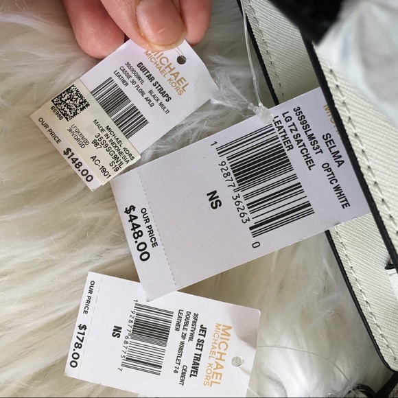 3PCS Michael Kors Selma Satchel Wallet Flower belt - Picture 5 of 5